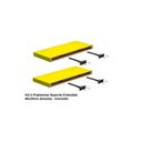 Ver imagem 4 de Kit 2 Prateleiras Suporte Embutido 60x25x4 cm Amarela - Conceito