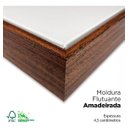 Ver imagem 4 de Quadro Abstrato Canarinhos Dourados Melodia da Manhã Canvas
