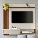 Ver imagem 2 de Painel para Tv 55 Pol com Bancada Suspensa Sollare L05 Freijó Off White - Lyam Decor