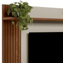 Ver imagem 6 de Painel para Tv 55 Pol com Bancada Suspensa Sollare L05 Freijó Off White - Lyam Decor