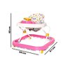 Andador Bebe Infantil Andaja para Menina de 56cm para Casa Sala Quarto Jardim Rosa Junior Baby - 7