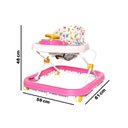 Ver imagem 7 de Andador Bebe Infantil Andaja para Menina de 56cm para Casa Sala Quarto Jardim Rosa Junior Baby