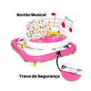 Ver imagem 4 de Andador Bebe Infantil Andaja para Menina de 56cm para Casa Sala Quarto Jardim Rosa Junior Baby