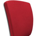 Ver mais imagens de Cadeira de Escritório Diretor Office Base Giratória Preto Alta Flexi P03 Poliéster Vermelho - Lyam L