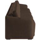 Ver imagem 7 de Sofá Cama para Sala de Estar 5 Lugares 436cm Montserrat K01 Veludo Marrom - Lyam Decor