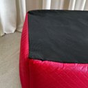 Ver imagem 4 de Cama para Cachorro Toca Quadrada em Corino + Poliéster Rosa Média (m) 40 X 40 X 40 Cm