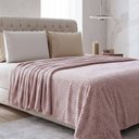 Ver imagem 3 de Manta Queen Flan Soft Texturizada Rosa 260g/m² Rosa - 1 Peça - 100% Poliéster