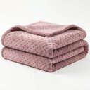 Ver imagem 1 de Manta Queen Flan Soft Texturizada Rosa 260g/m² Rosa - 1 Peça - 100% Poliéster