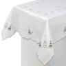 Toalha para Mesa Natalino Branco - 1x200x140cm Prime Home Decor 37244 - 1