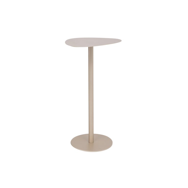 Mesinha de Canto Metal Apoio Sofá Wing Alta Design:champagne