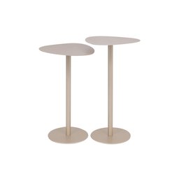Mesinha de Canto Metal Apoio Sofá Wing Alta Design:champagne - 6