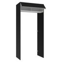 Ver imagem 7 de Porta-geladeira 103 Cm 1 Porta Basculante Preto/branco/preto Glamy Madesa