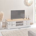 Ver imagem 4 de Rack Tv Bancada 55 Polegadas Madeira Maciça 4 Gavetas 2 Nichos Kent Idimex