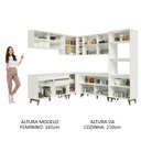 Ver imagem 6 de Armário de Cozinha Completa de Canto 452cm Branco Reims Madesa 01