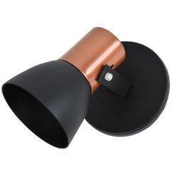 Spot de Sobrepor Direcionável 1 E-27 Preto com Cobre - 1