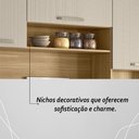 Ver imagem 6 de Armário de Cozinha Compacta Mdf 6 Portas Italia Plus - Freijó/soft
