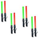 Ver imagem 1 de Bastao Sinalizador Grande 2 Cores Kit 4 Unidades Led Lanterna Fluorescente Sinalizaçao Guarda Estaci