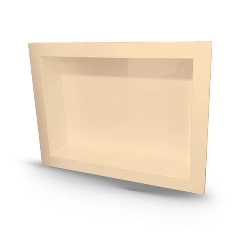 Nicho Banheiro Embutir 30x40cm Plástico Bege - Gerplast