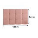 Ver imagem 5 de Cabeceira Cama Box Captonê Solteiro 0,88 Bia:rose