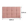 Cabeceira Cama Box Captonê Solteiro 0,88 Bia:rose - 5
