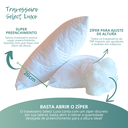 Ver imagem 7 de Kit 2 Travesseiros Select Luxo Fibra de Silicone Antialérgica com 2 Fronhas 100% Algodão Percal