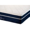 Ver imagem 4 de Cama Box Casal: Colchão Molas Ensacadas Polar Garnet + Base Crc Courano White (138x188)