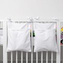 Ver imagem 1 de Porta Fralda Realtha para Berço Fustão - Branco