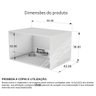 Nicho para Embutir Forno Microondas - 3