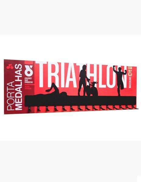 Porta Medalhas Triathlon 2017 Original - 3