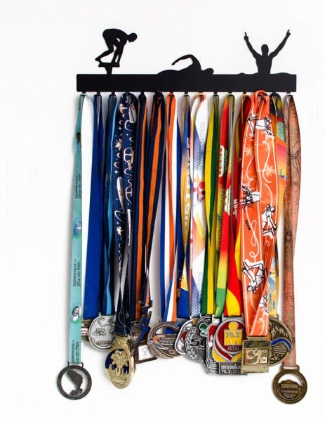 Porta Medalhas Natação Original - 1