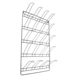 Suporte Copo Parede Simples 20 Copos 8x30cm - 1 Suporte Copo Parede Simples 20 Copos 8x30cm - 1