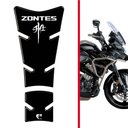 Ver imagem 2 de Adesivo Protetor Tanque Moto Zontes R350 Z350 T350x Preto