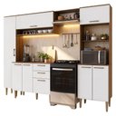 Ver imagem 6 de Cozinha Compacta Lille 8 Portas 2 Gavetas MDP 265cm Madesa