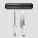 Ver imagem 1 de Kit Barra Magnetica Faca Profissional e Chaira Inox Prime