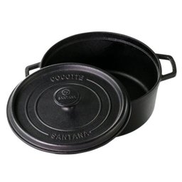 Caçarola Cocote Forno Holandês Santana Ferro 24cm 3,8 L - 3