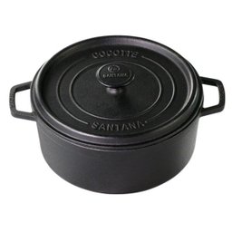 Caçarola Cocote Forno Holandês Santana Ferro 24cm 3,8 L - 1