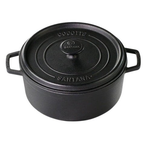Caçarola Cocote Forno Holandês Santana Ferro 24cm 3,8 L