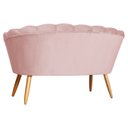 Ver imagem 4 de Namoradeira Sofa Petala Veludo