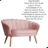 Namoradeira Sofa Petala Veludo - 2