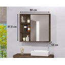 Ver imagem 4 de Espelho para Banheiro C/ Porta e Prateleiras Interna 60 cm
