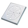 Ralo Grelha Inox para Banheiro Quadrado 10x10 com Fecho - 2