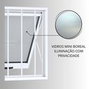 Ver mais imagens de Janela Maxim-Ar com Grade Alumínio 60CMX80CM Riobras Branco