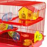 Gaiola para Hamster Big Space Vermelha - 2