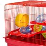 Gaiola para Hamster Big Space Vermelha - 3