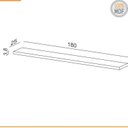 Ver imagem 4 de Painel para TV 80 Polegadas Ripado 250x223,5cm 100% MDF em Placa com Prateleira Marrom