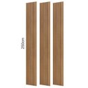 Ver imagem 5 de Painel para TV 80 Polegadas Ripado 250x223,5cm 100% MDF em Placa com Prateleira Marrom