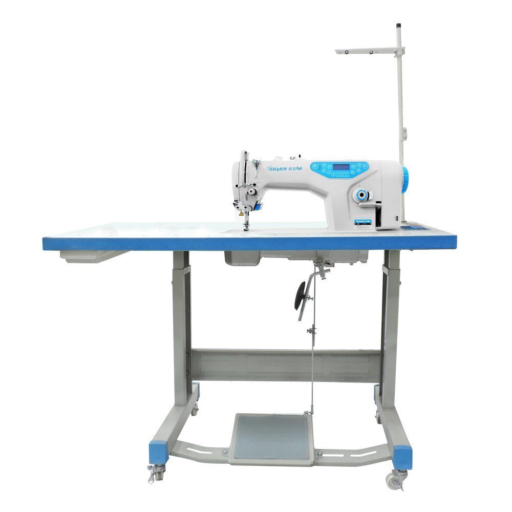 Máquina de Costura Industrial Reta Eletrônica com Painel Digital S-4VK - SilverStar BRINDE - Luminár