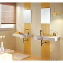 Ver imagem 2 de Espelho Lapidado com Bisotê Fixado com Botões - 30x30cm