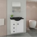 Ver imagem 1 de Espelho Lapidado com Bisotê Fixado com Botões - 30x30cm