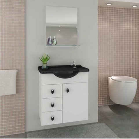 Espelho Lapidado com Bisotê Fixado com Botões - 30x30cm